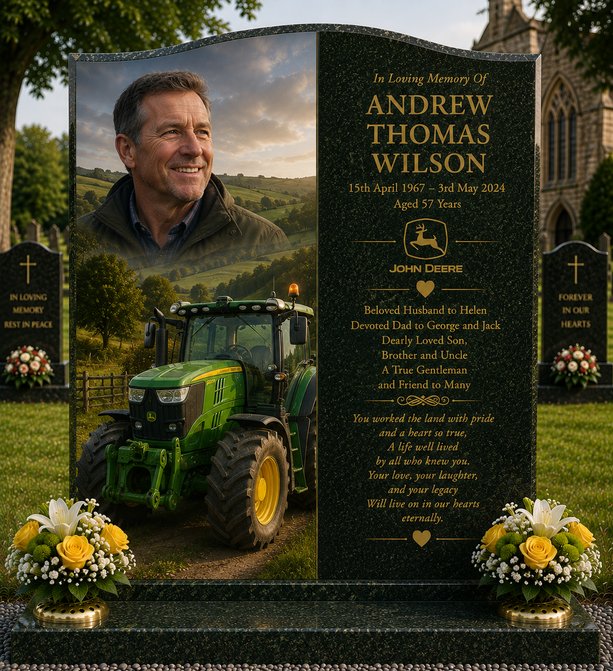 Tractor & Farming Vehicle Memorials