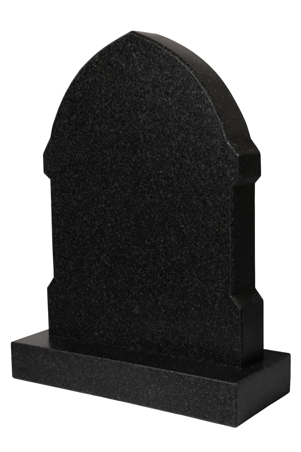 Cathedral Gothic Arch Headstone with Chamfered Ends | MM022