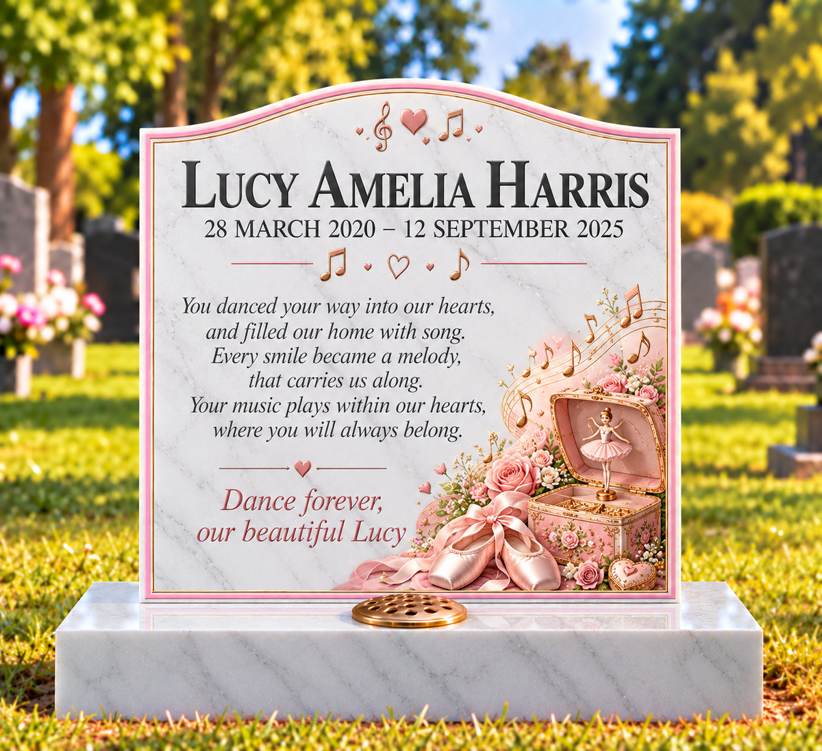 Playtime & Favourite Things Children's Custom Memorial Designs