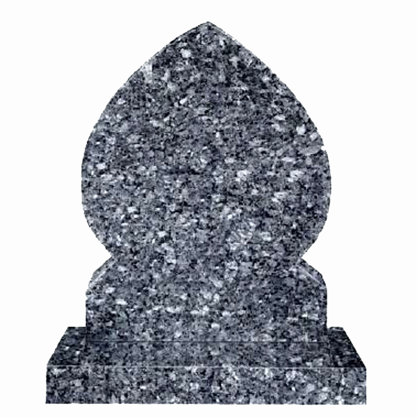 Arabic style granite headstone featuring traditional Islamic architectural design, fully customisable with high-resolution images and personalised inscriptions.