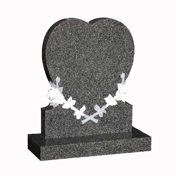 Magic Memorials Heart Shaped Headstone – Fully Customisable MM090