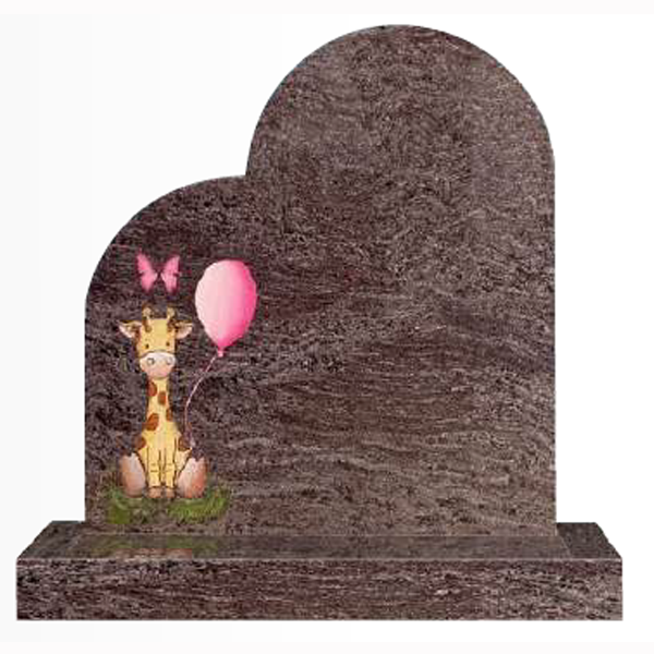 Teddara Children's Double Arch Teddy Bear Headstone | MM189