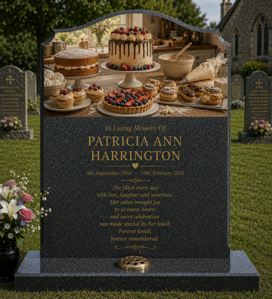 Cooking & Baking Memorials Design 2, personalised memorial design by Magic Memorials, HD0903