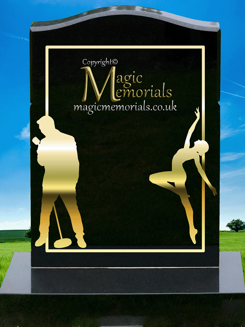 Silhouette Memorial Headstones