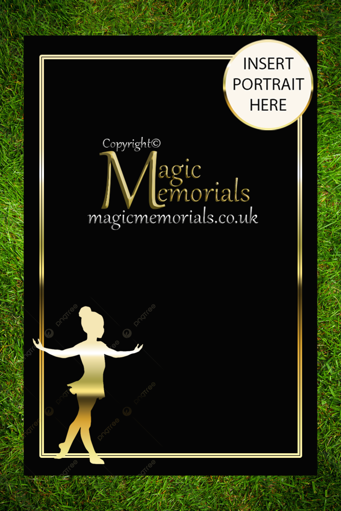 Silhouette Memorial Cremation Tablets