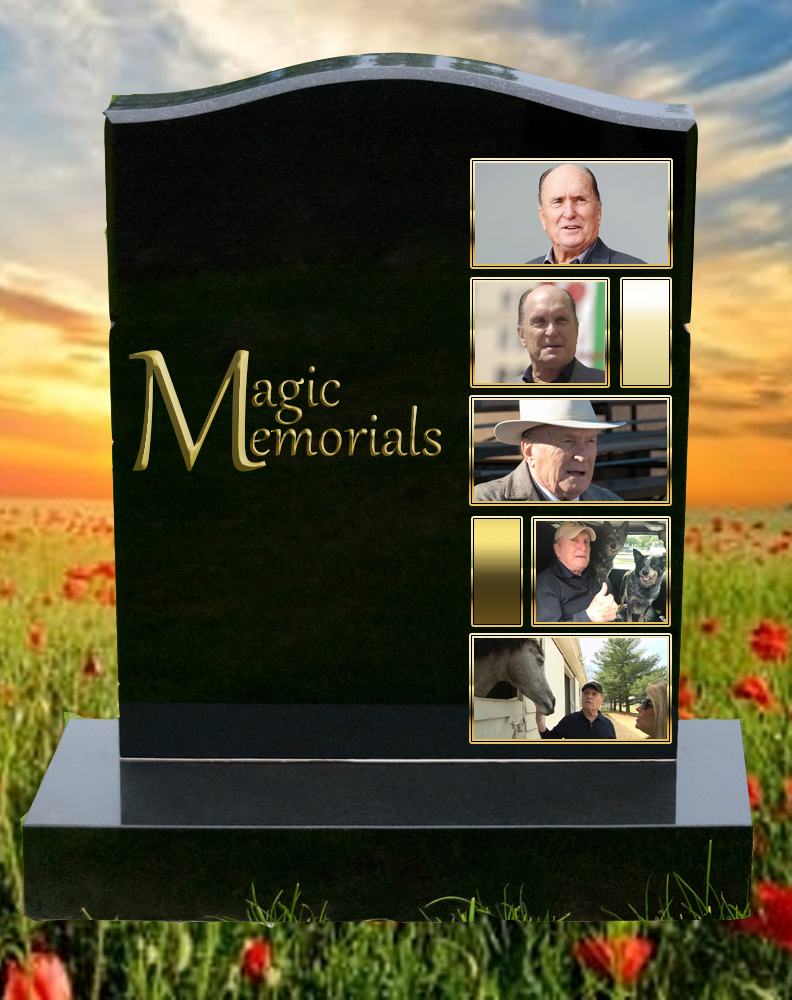 Portrait Focussed Memorial Headstones
