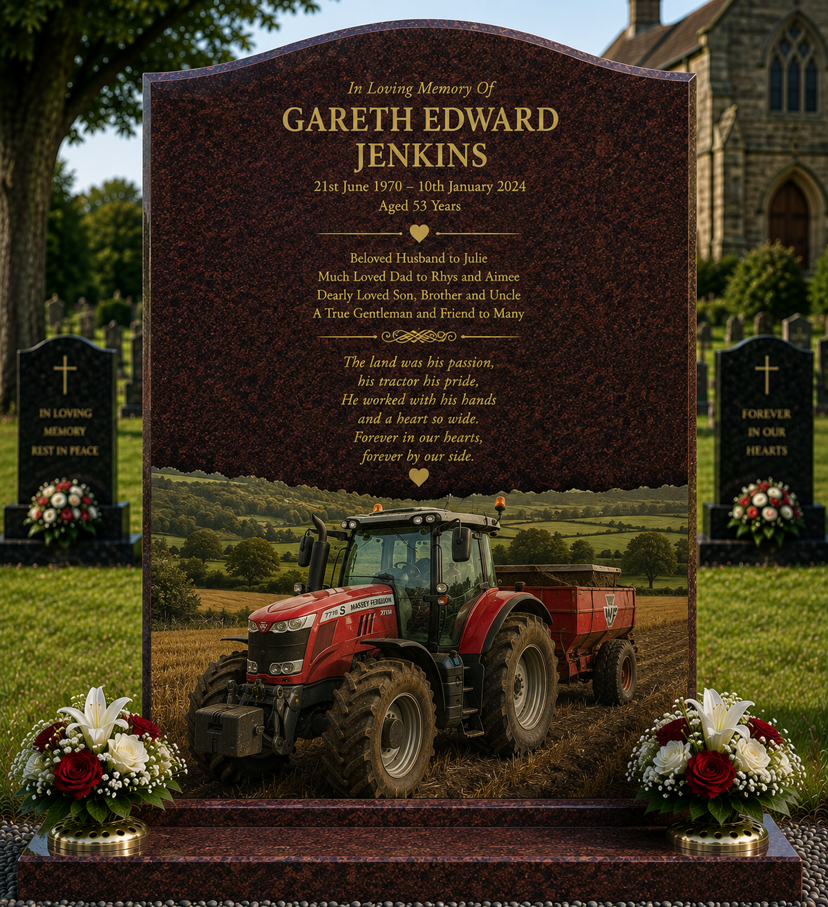 Tractor & Farming Vehicle Memorials