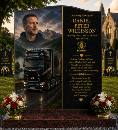 HGV & Lorry Memorial Headstones