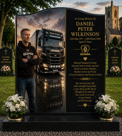 HGV & Lorry Memorial Headstones