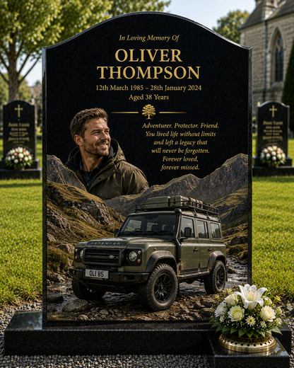 Land Rover & 4x4 Memorial Headstones
