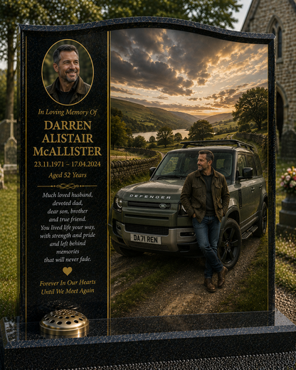 Land Rover & 4x4 Memorial Headstones