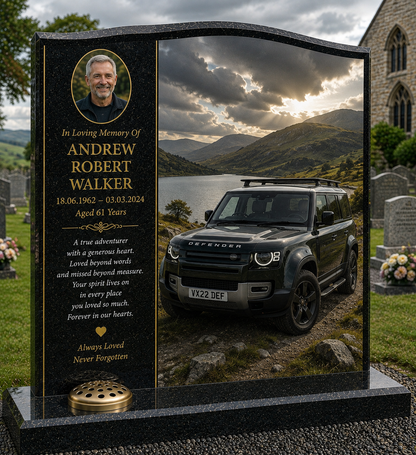Land Rover & 4x4 Memorial Headstones