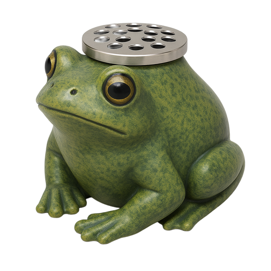 Frog Granite Memorial Vase | MM225