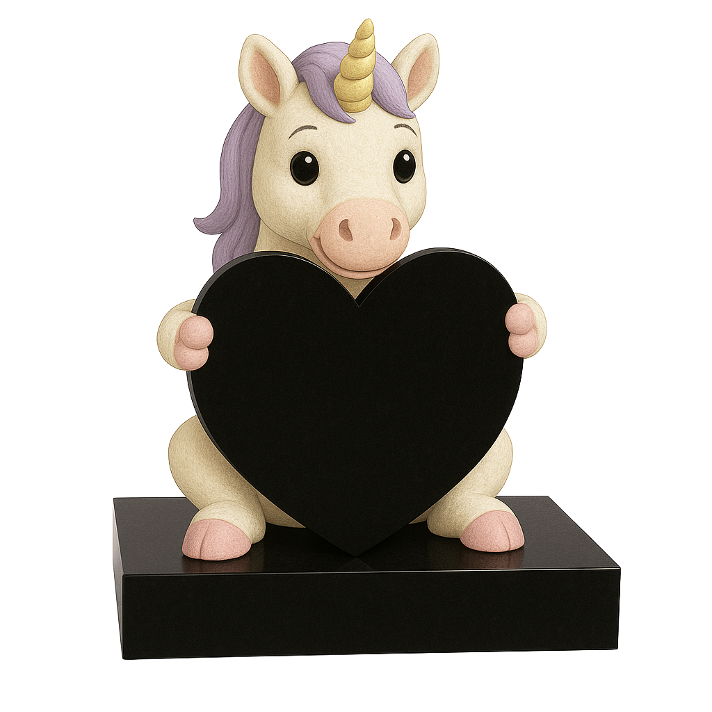 Unicorn Heart Children's Memorial | MM246