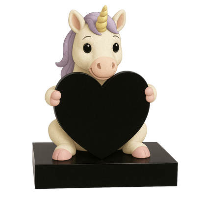 Unicorn Heart Children's Memorial | MM246