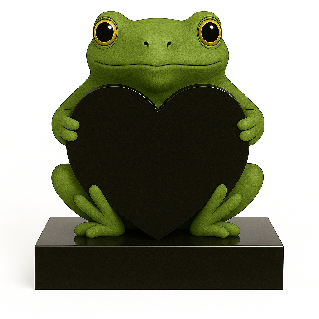Frog Heart Children's Memorial | MM242