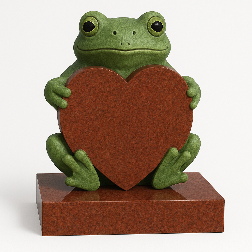 Frog Heart Children's Memorial | MM242