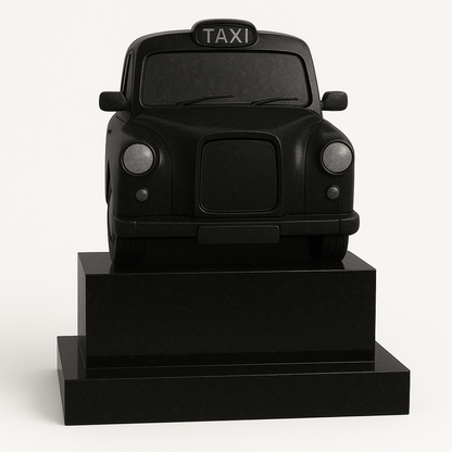3D Taxi Memorial Headstone with Full 3D Detail | MM262