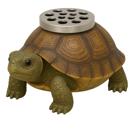 Tortoise Granite Memorial Vase | MM224