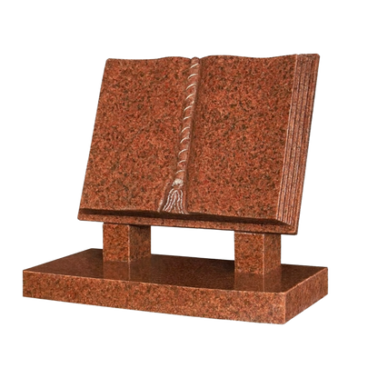 Scriptura Stepped Book Headstone with Cord & Tassel | MM077