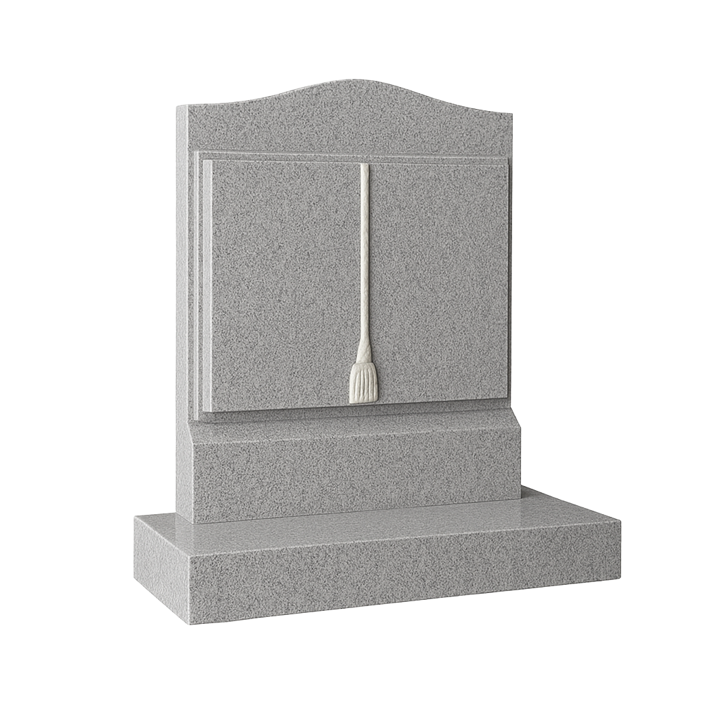 Novelle Ogee Top Book Headstone with Cord & Tassel | MM080