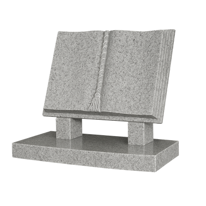 Remembria Stepped Book Headstone with Cord & Tassel | MM078