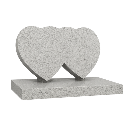 Amorent Intertwined Double Heart Headstone | MM084