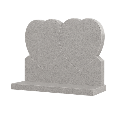 Duovia Double Heart Headstone | MM085