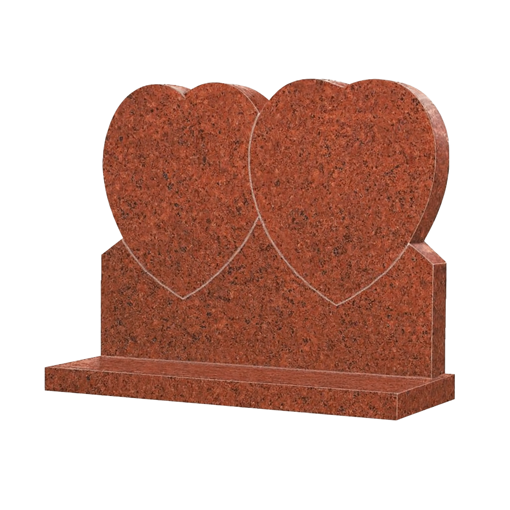 Duovia Double Heart Headstone | MM085
