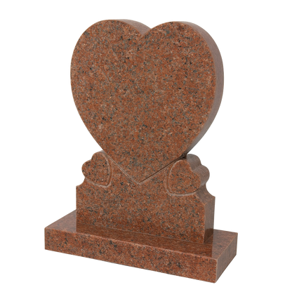 Triliora Triple Heart Headstone | MM086