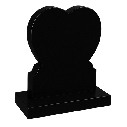Trilisse Heart Headstone with Ogee Shoulders | MM092