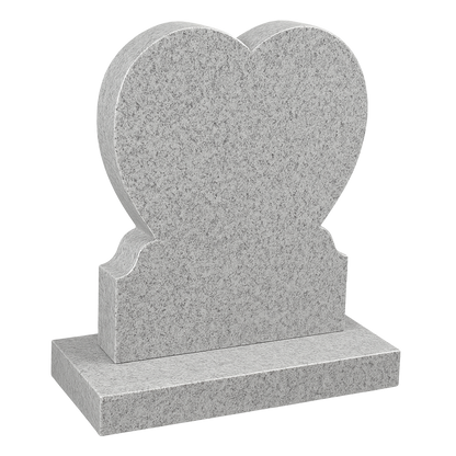 Trilisse Heart Headstone with Ogee Shoulders | MM092