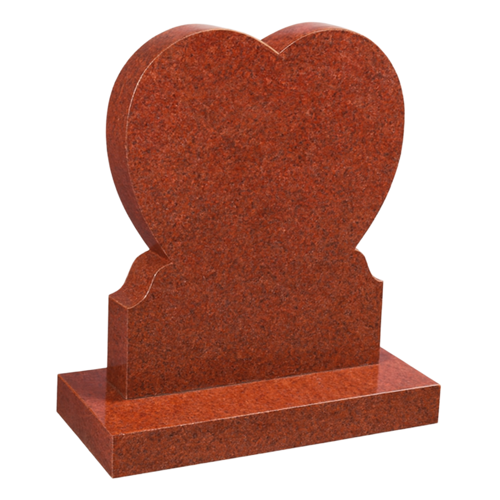 Trilisse Heart Headstone with Ogee Shoulders | MM092