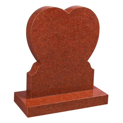 Trilisse Heart Headstone with Ogee Shoulders | MM092