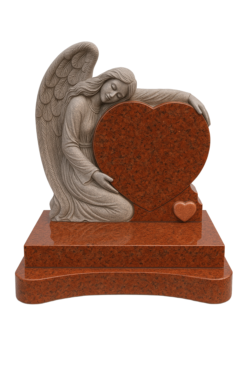 Somnara Sleeping Angel & Heart Headstone | MM100