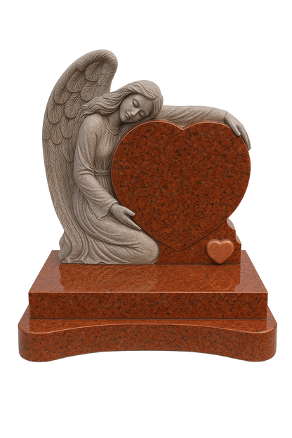 Somnara Sleeping Angel & Heart Headstone | MM100