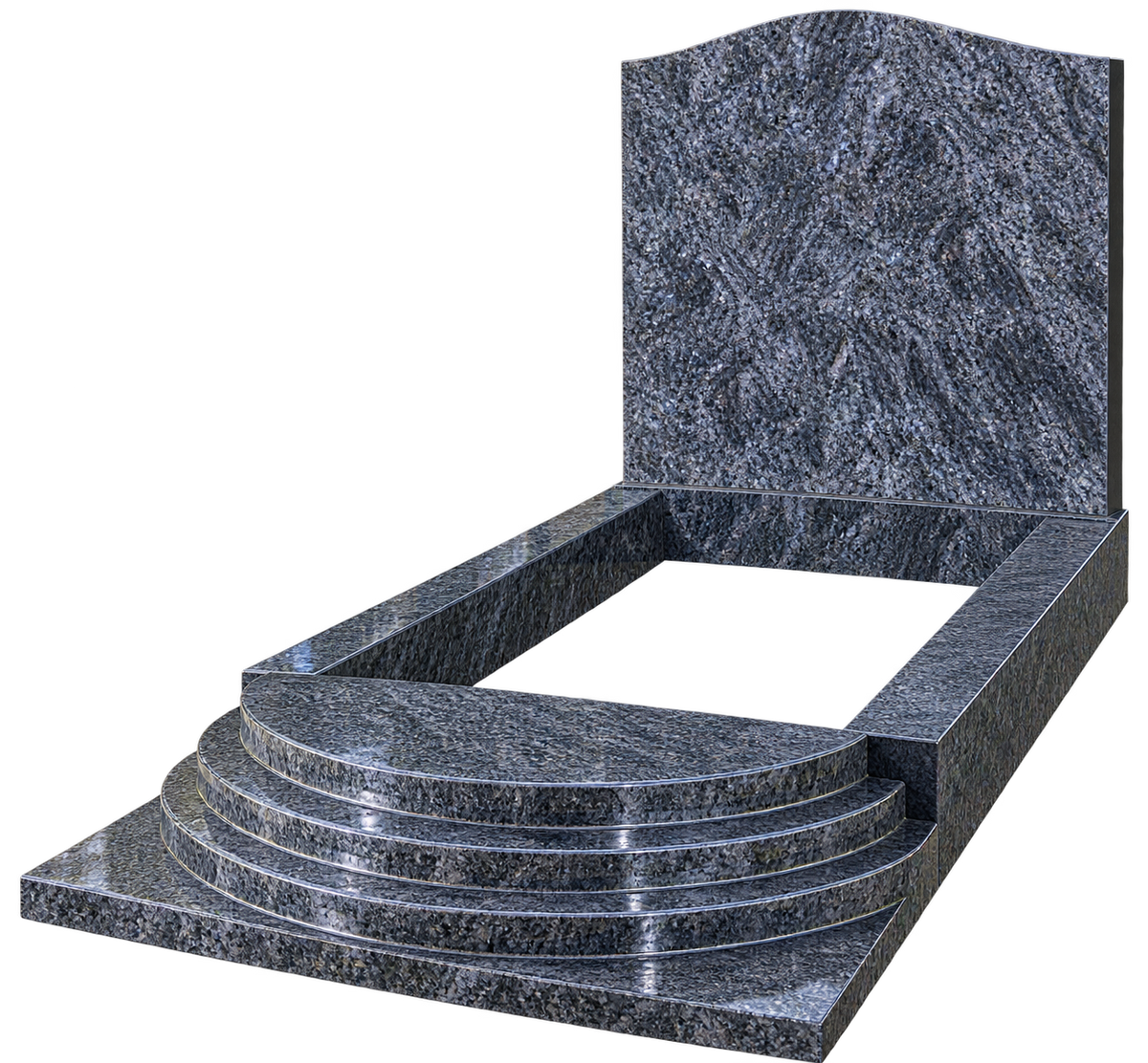 Roundell Stepped Rounded Kerb Set Memorial | MM138