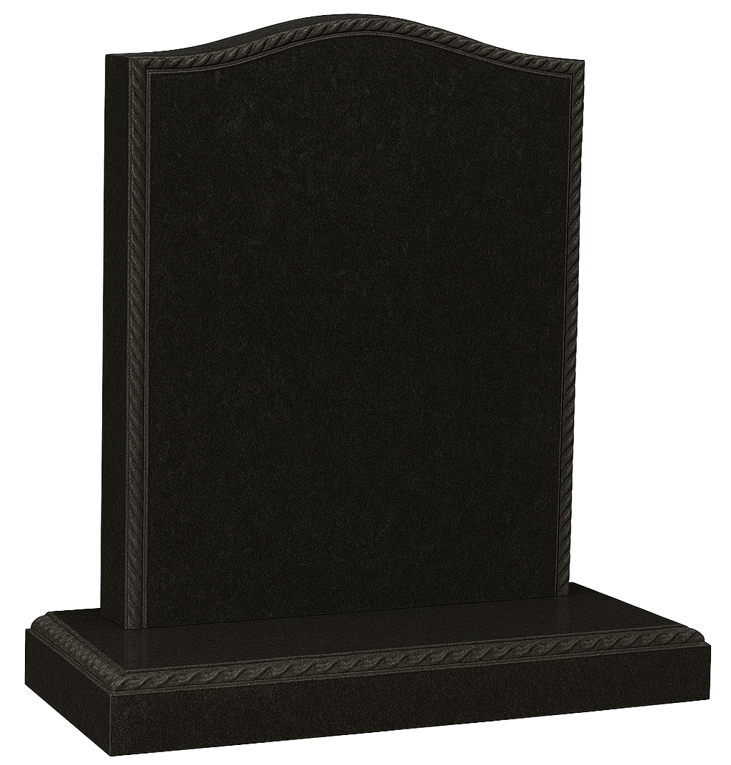 Infinity Ogee Headstone with Rope Detail | MM004