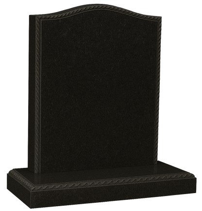 Infinity Ogee Headstone with Rope Detail | MM004