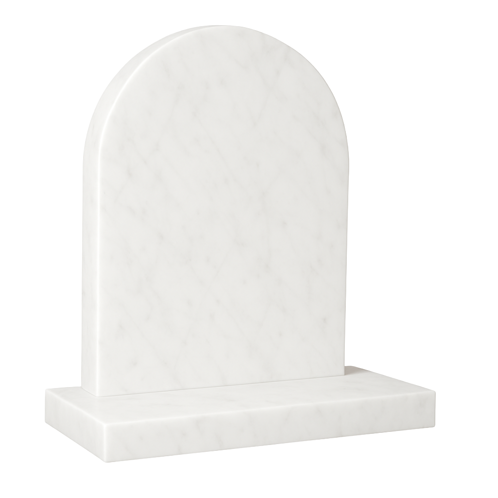 Amara Round Top Headstone | MM010