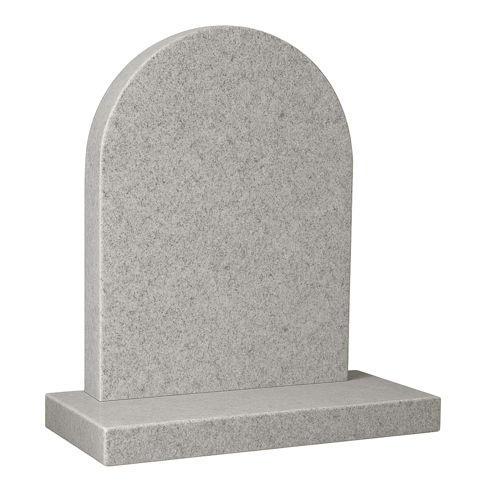 Amara Round Top Headstone | MM010