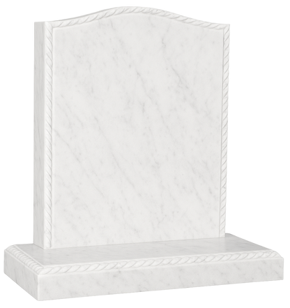 Infinity Ogee Headstone with Rope Detail | MM004
