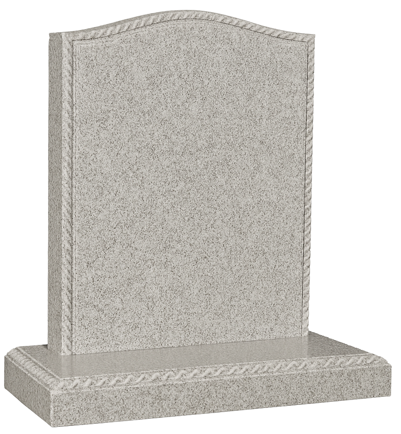 Infinity Ogee Headstone with Rope Detail | MM004