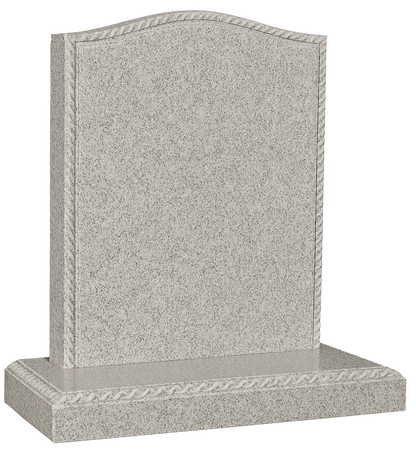 Infinity Ogee Headstone with Rope Detail | MM004