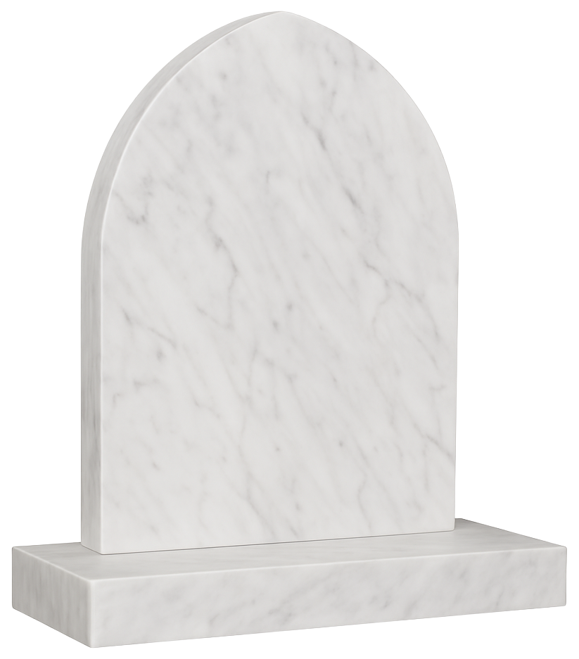Grace Gothic Arch Headstone | MM006