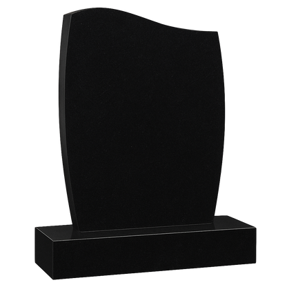 Aria Half Ogee Headstone with Barrelled Sides | MM023