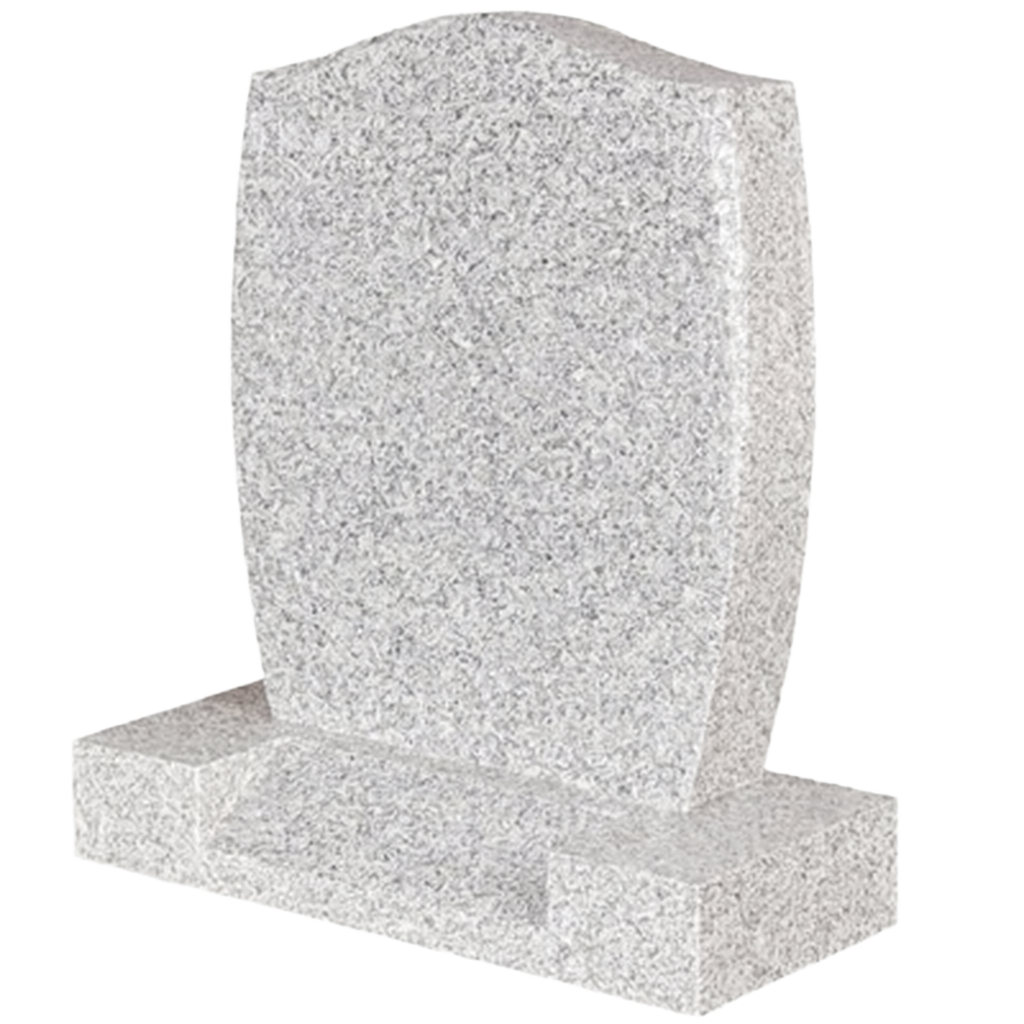 Encore Ogee Headstone with Barrelled Sides & Splayed Base | MM024