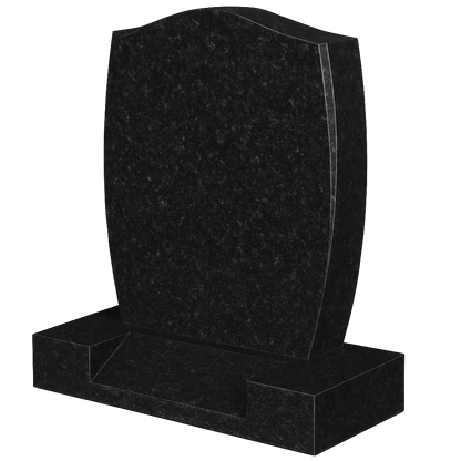 Encore Ogee Headstone with Barrelled Sides & Splayed Base | MM024