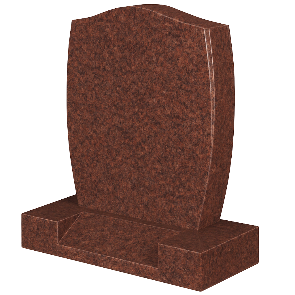 Encore Ogee Headstone with Barrelled Sides & Splayed Base | MM024