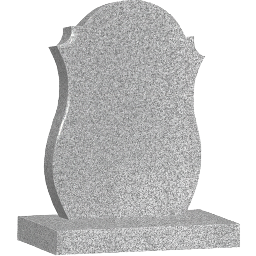 Fairmont Round Top Headstone with Barrelled Sides | MM028